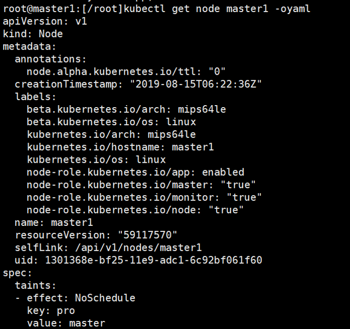 Cluster Node Information