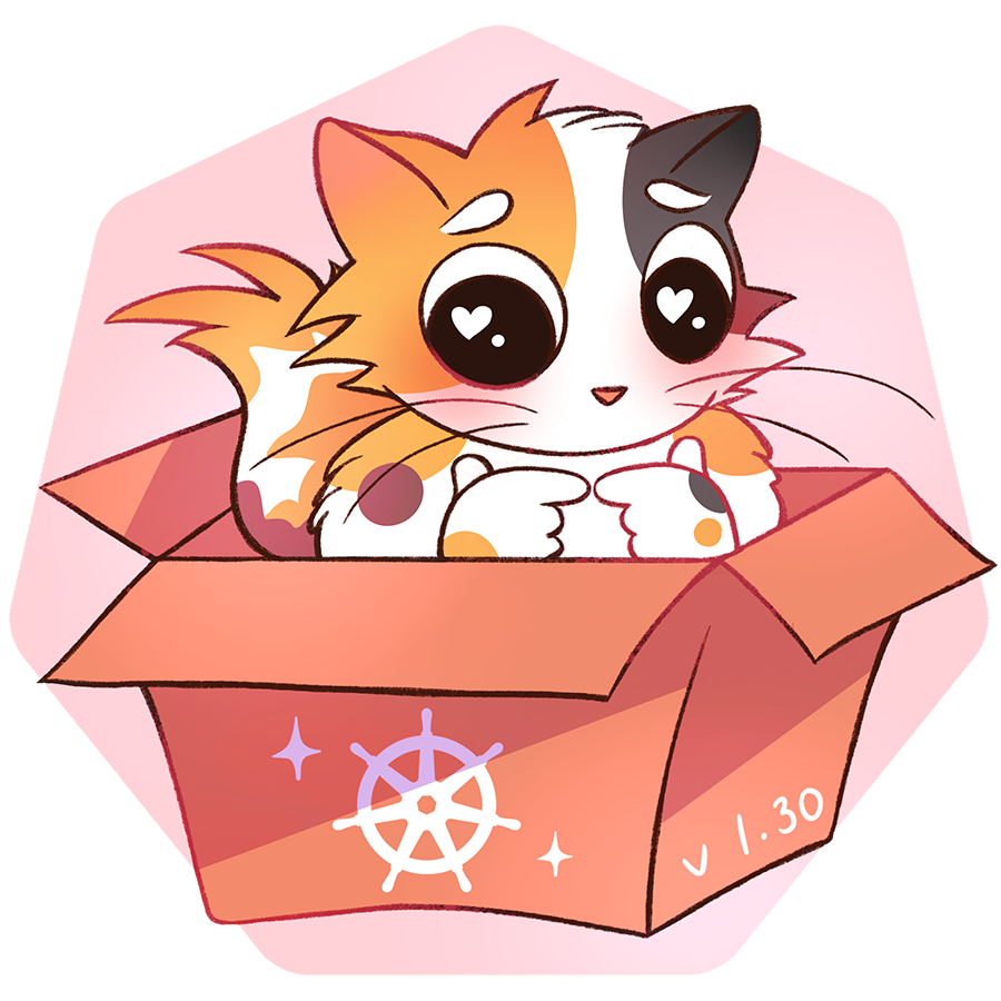 Kubernetes 1.30 Uwubernetes logo